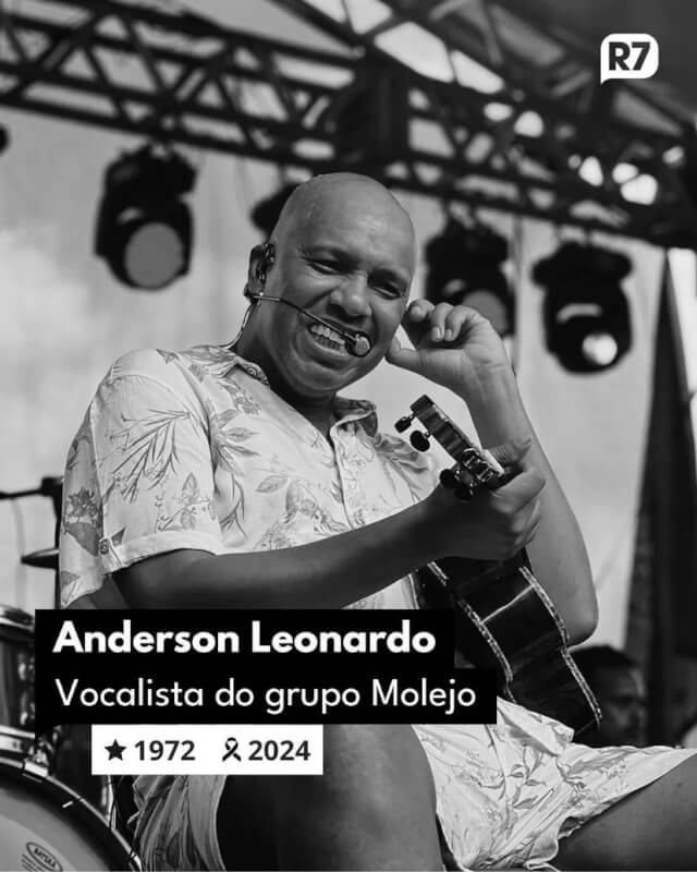 Morre Anderson Leonardo vocalista do Grupo Molejo após luta contra um